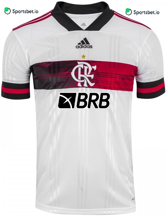 Camisa oficial Adidas Flamengo 2020 II jogador com patrocinio